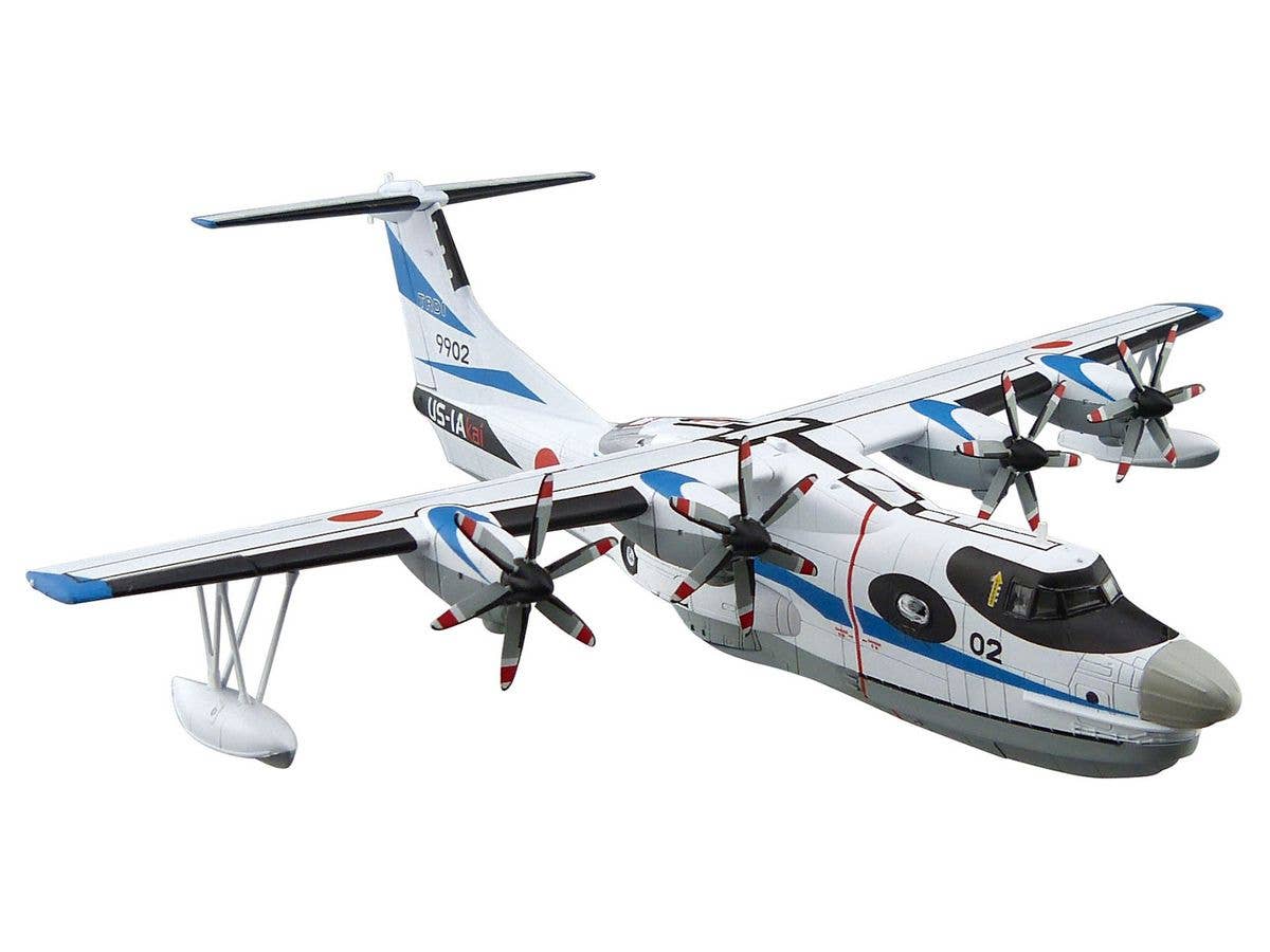Aoshima 1/144 JMSDF Rescue Flying Boat US-2 prototype | 4905083057629