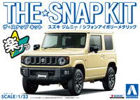 Aoshima 1/32 SNAP KIT #08-D Suzuki Jimny (Chiffon Ivory Metallic) | 4905083057797