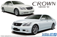 Aoshima 1/24 Toyota GRS182 CROWN RoyalSaloon G/ATHLETE G '03 | 4905083057933