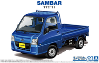 Aoshima 1/24 Subaru TT2 SAMBAR Truck WR Blue Limited 2011 | 4905083058282