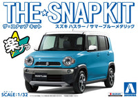 Aoshima 1/32 SNAP KIT #01-D Suzuki HUSTLER (SUMMER BLUE METALLIC) | 4905083058336