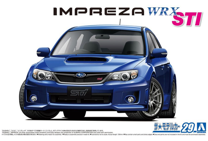 Aoshima 1/24 SUBARU  GRB IMPREZA WRX STI '10 | 4905083058343