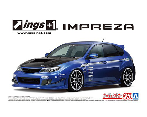 Aoshima 1/24 ings GRB Impreza WRX STI '07 Subaru | 4905083058756
