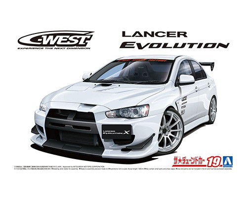 Aoshima 1/24 C-WEST CZ4A Lancer Evolution '07 Mitsubishi | 4905083058978