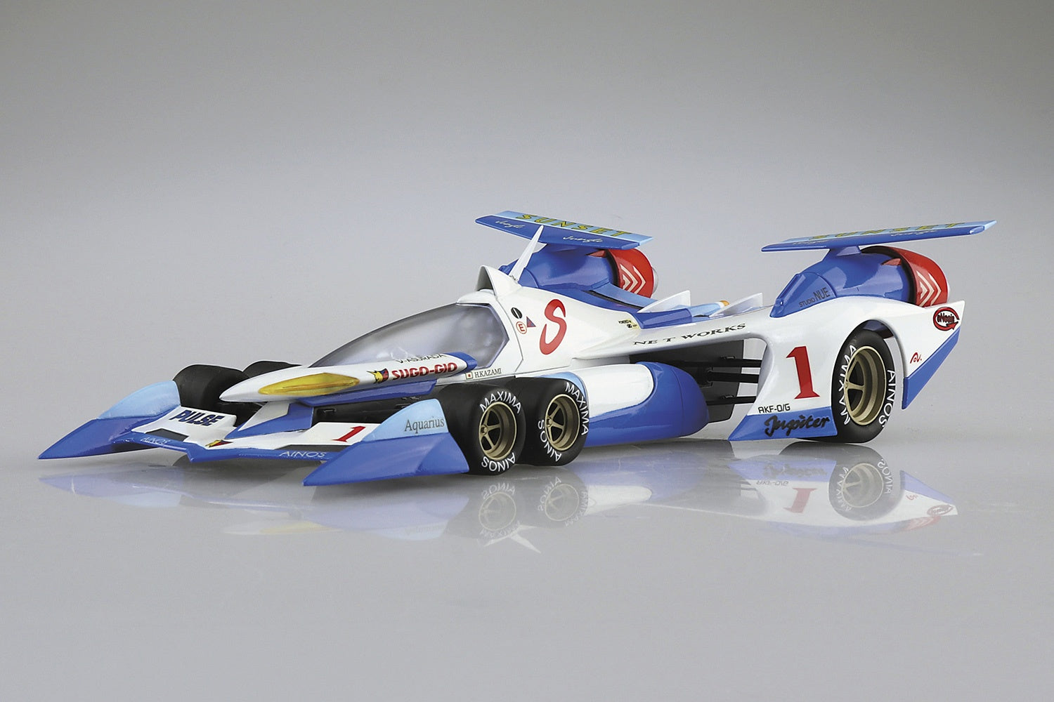 Aoshima 1/24 Cyber Formula ew Asurada AKF-0/G (Lifting Turn Mode) | 4905083059104