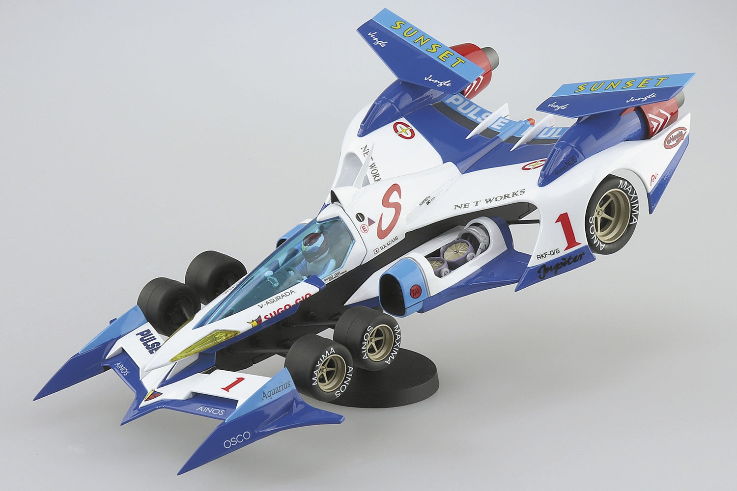 Aoshima 1/24 Cyber Formula ew Asurada AKF-0/G (Lifting Turn Mode) | 4905083059104