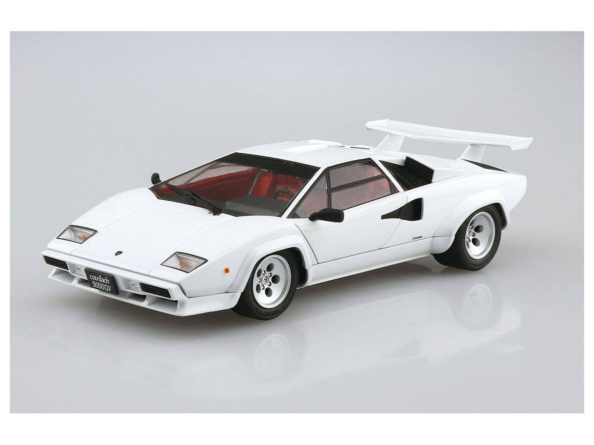 Aoshima 1/24 '85 Lamborghini Countach 5000QV | 4905083059456