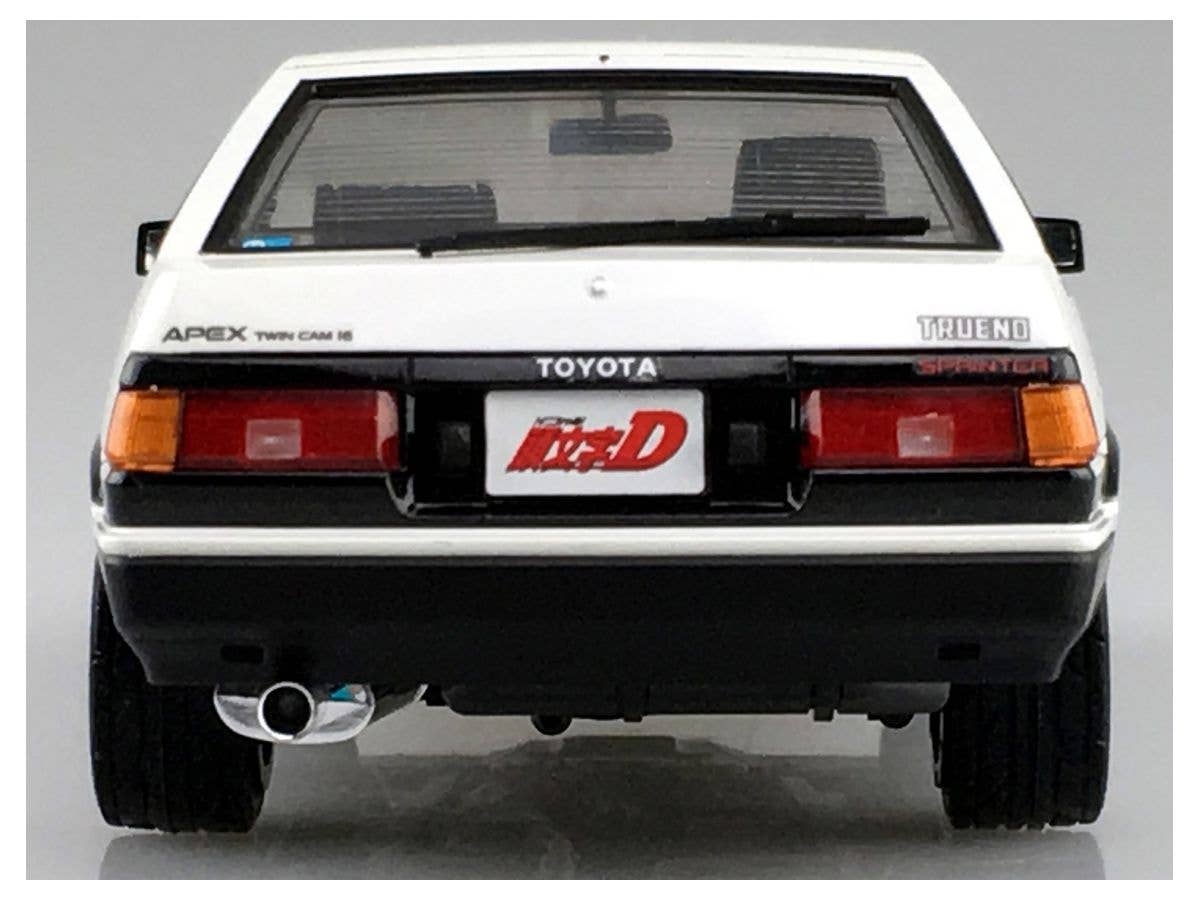 Aoshima 1/24 Initial D Toyota Fujiwara Takumi AE86 Trueno Project-D Ver. | 4905083059579