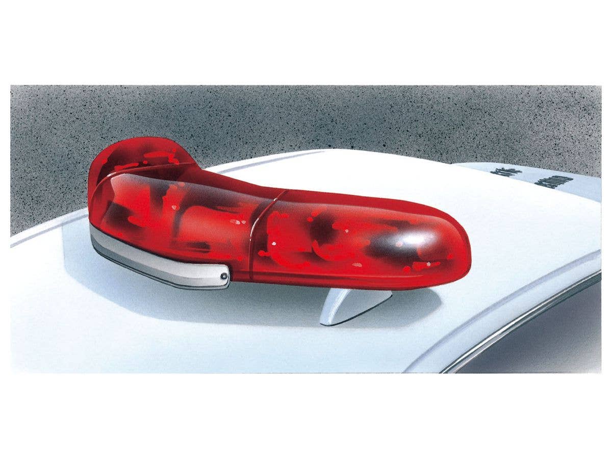 Aoshima 1/24 Light Bar The Tuned Parts Series Patrol Car Parts A | 4905083059746