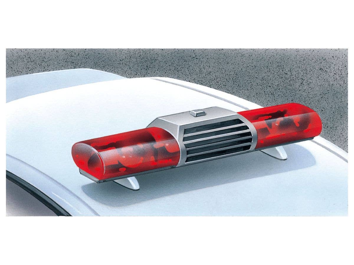 Aoshima 1/24 Light Bar The Tuned Parts Series Patrol Car Parts B | 4905083059753