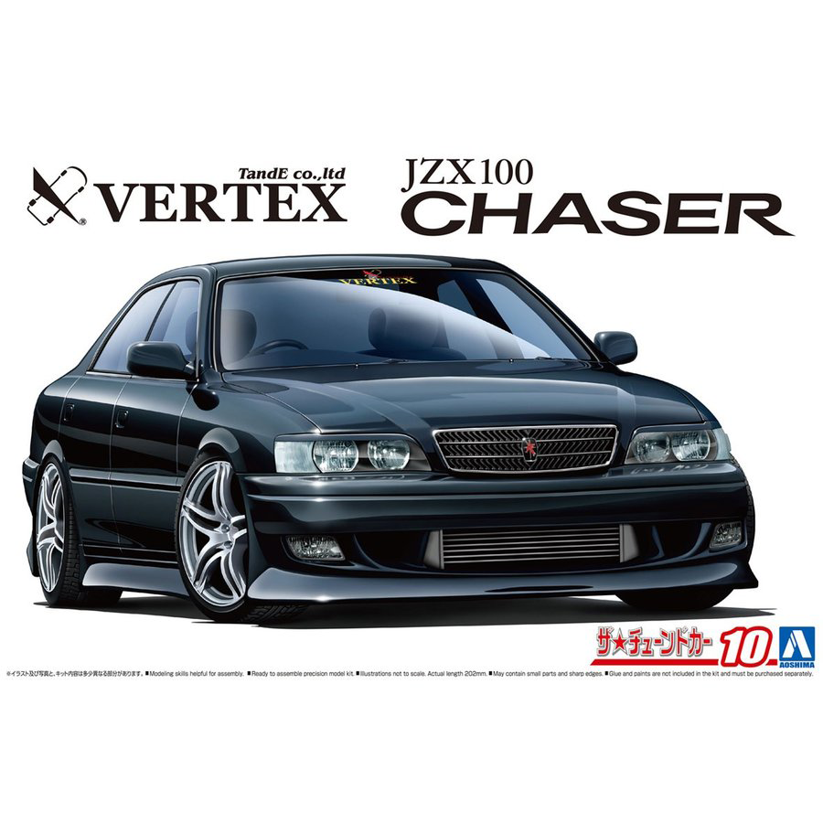 Aoshima 1/24 Toyota Vertex JZX100 Chaser Tourer V 98 | 4905083059814