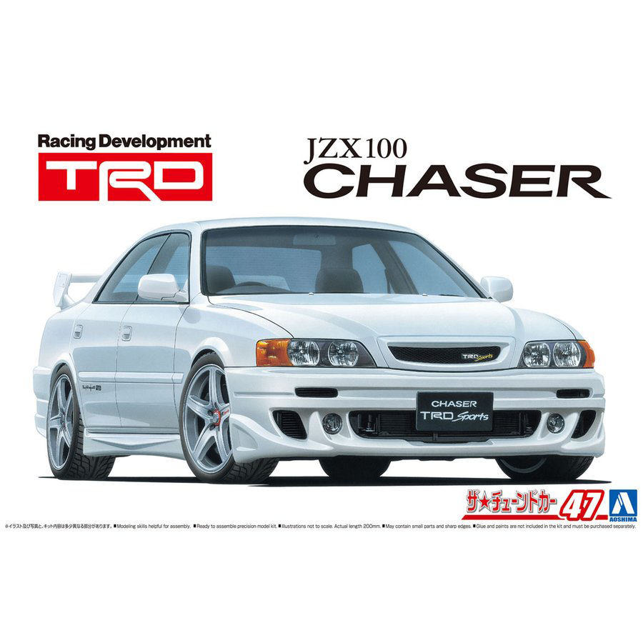 Aoshima 1/24 TRD JZX100 CHASER 98 Toyota | 4905083059852