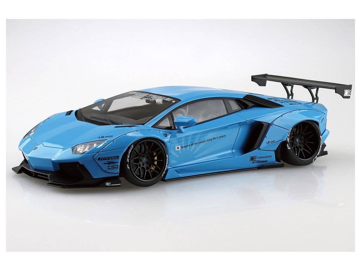 Aoshima 1/24 LB-Works Lamborghini Aventador Ver.1 | 4905083059890