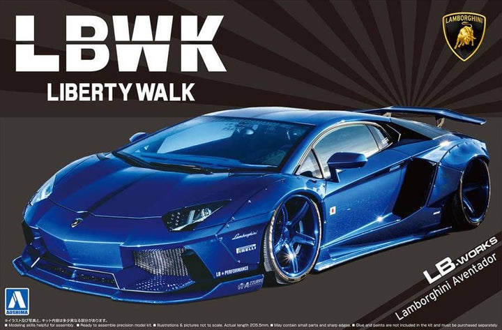 Aoshima 1/24 LB-Works Lamborghini Aventador Ver.2 | 4905083059913