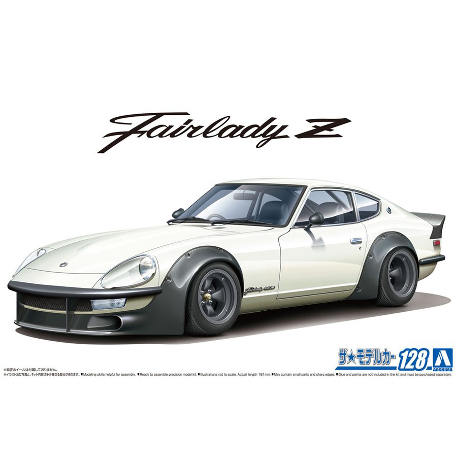Aoshima 1/24 Nissan S30 Fairlady Z Aero Custom Ver.2'75 | 4905083061015