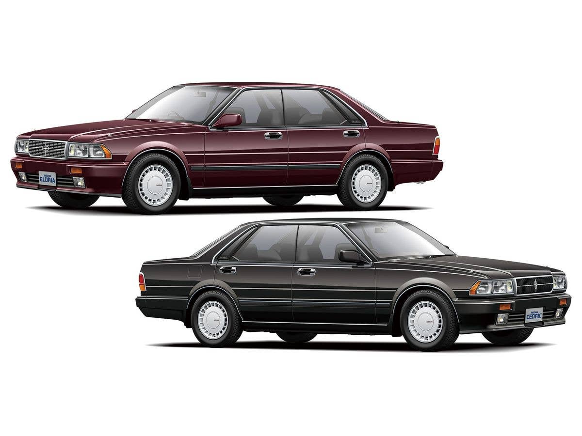 Aoshima 1/24 Nissan Y31 Cedric/Gloria V20 Twincam Turbo Granturismo SV 87 | 4905083061107