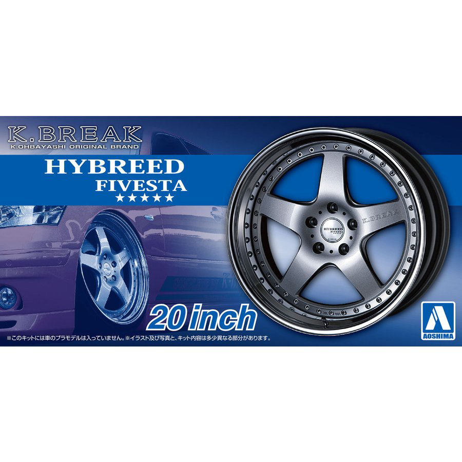 Aoshima 1/24 K-BREAK HYBREED FIVESTA 20inch | 4905083061138