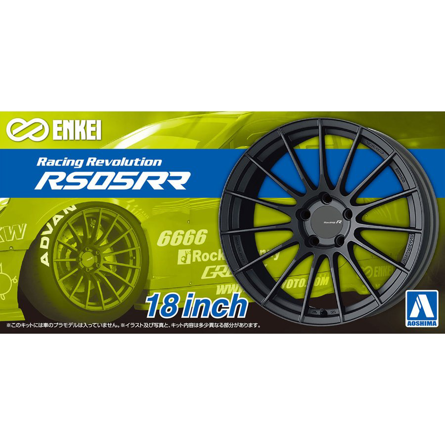 Aoshima 1/24 Enkei RS05RR 18 Inch Wheel parts | 4905083061190