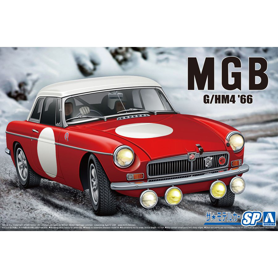 Aoshima 1/24 BLMC G/HM4 MG-B Club Rally Ver. '66 | 4905083061268