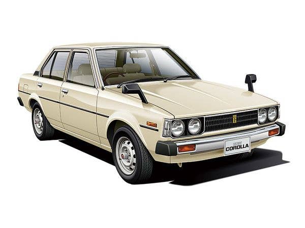 Aoshima 1/24 Toyota E71/70 Corolla Sedan GT/DX '79 | 4905083061299
