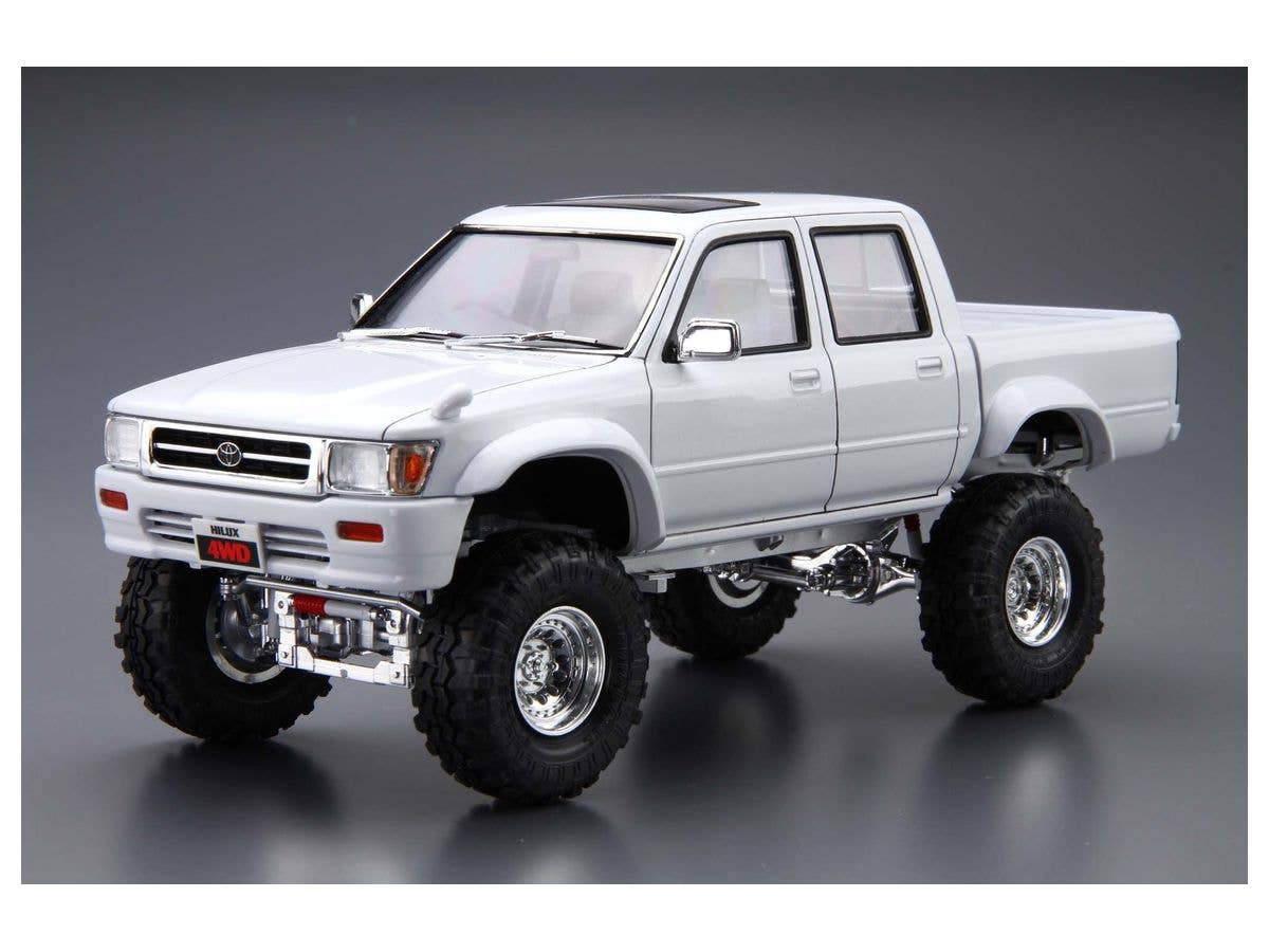 Aoshima 1/24 Toyota LN107 Hilux Pickup Double Cab Lift Up '94 | 4905083061312
