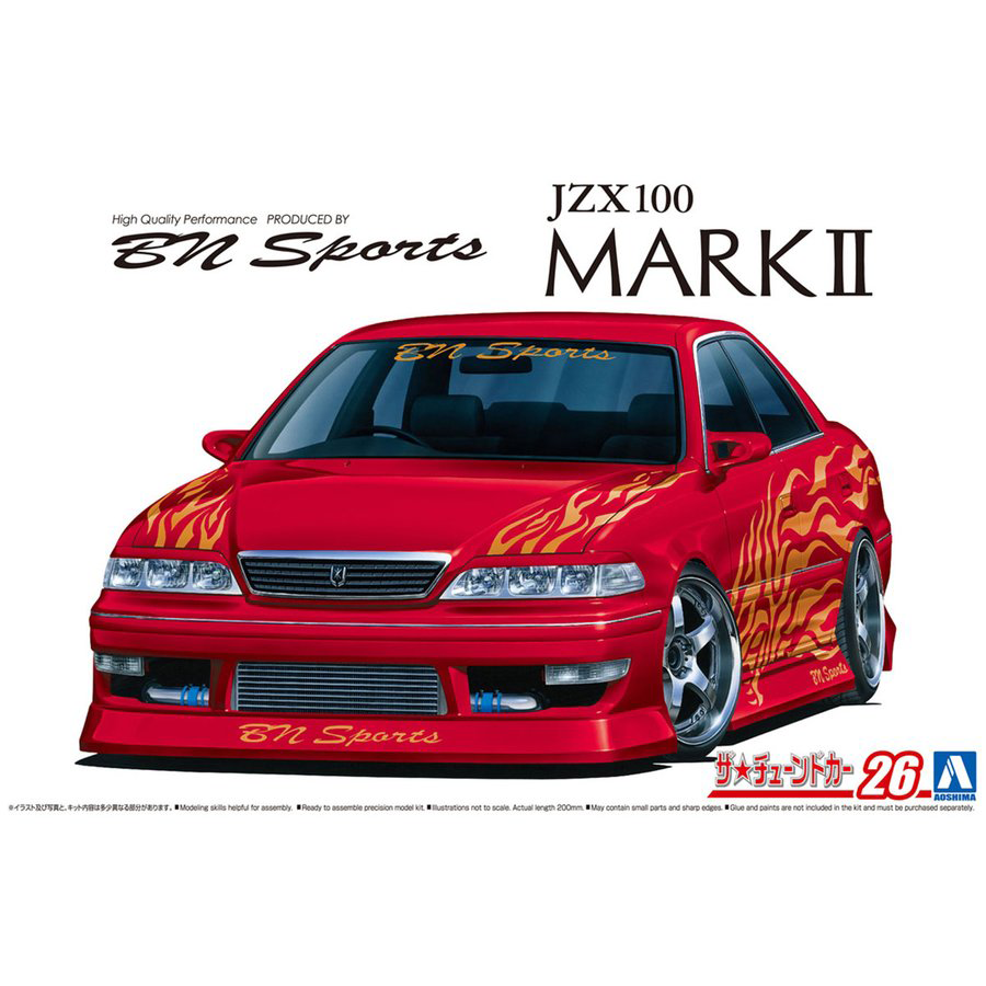 Aoshima 1/24 BN Sports Toyota JZX100 MarkII '98 | 4905083061329