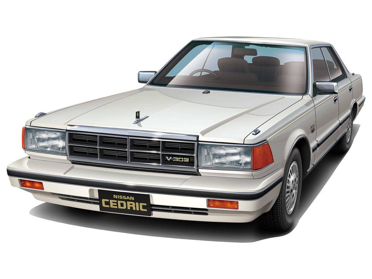 Aoshima 1/24 Nissan Y30 Cedric/Gloria 4HT V30E Brougham VIP '83 | 4905083061459