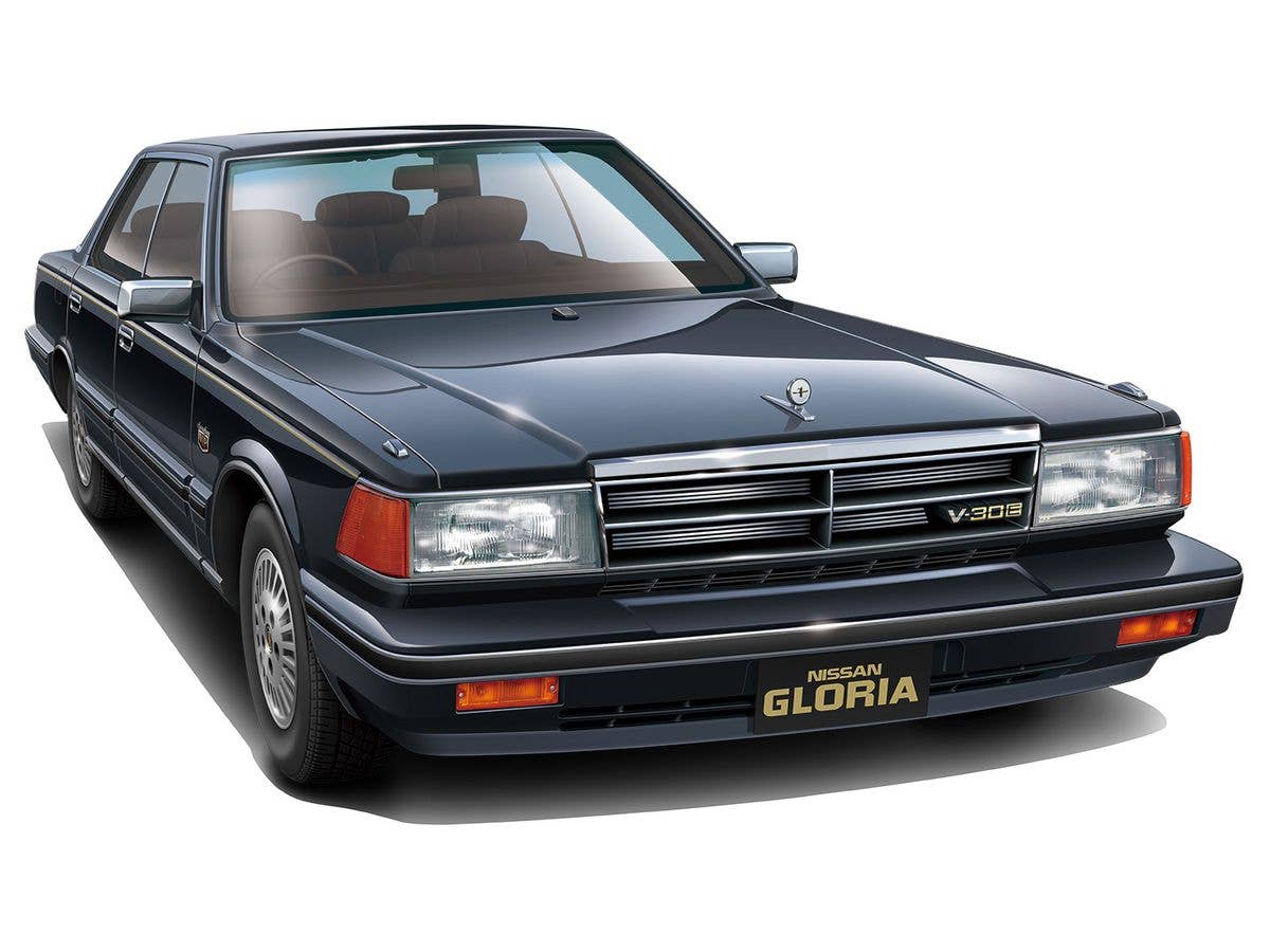 Aoshima 1/24 Nissan Y30 Cedric/Gloria 4HT V30E Brougham VIP '83 | 4905083061459