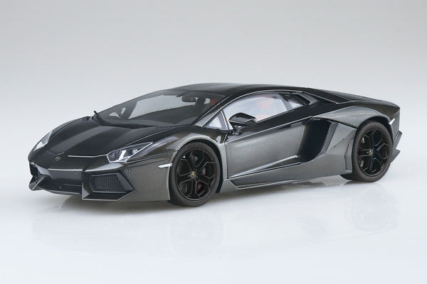 Aoshima 1/24 '11 Lamborghini Aventador Gun Metallic Car