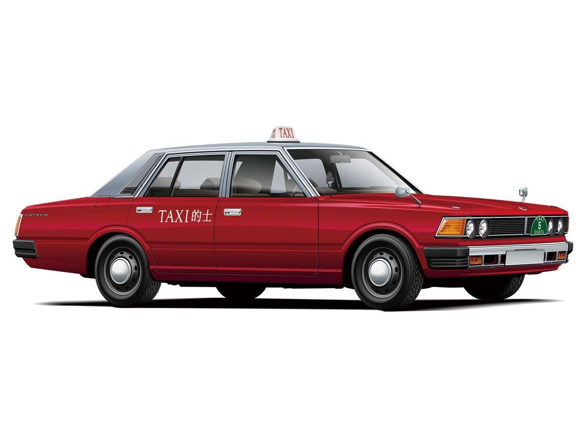Aoshima 1/24 Datsun 220C '79 Hong Kong Taxi | 4905083062241