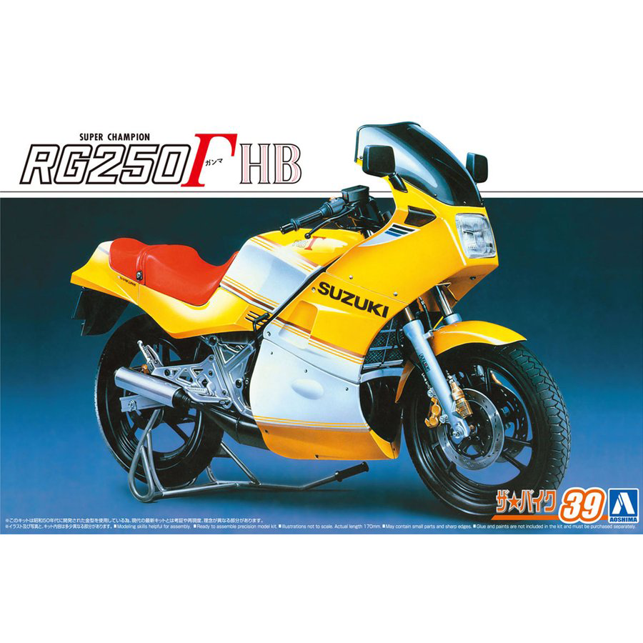 Aoshima 1/12 Suzuki GJ21A RG250 HBΓ '84 | 4905083062319