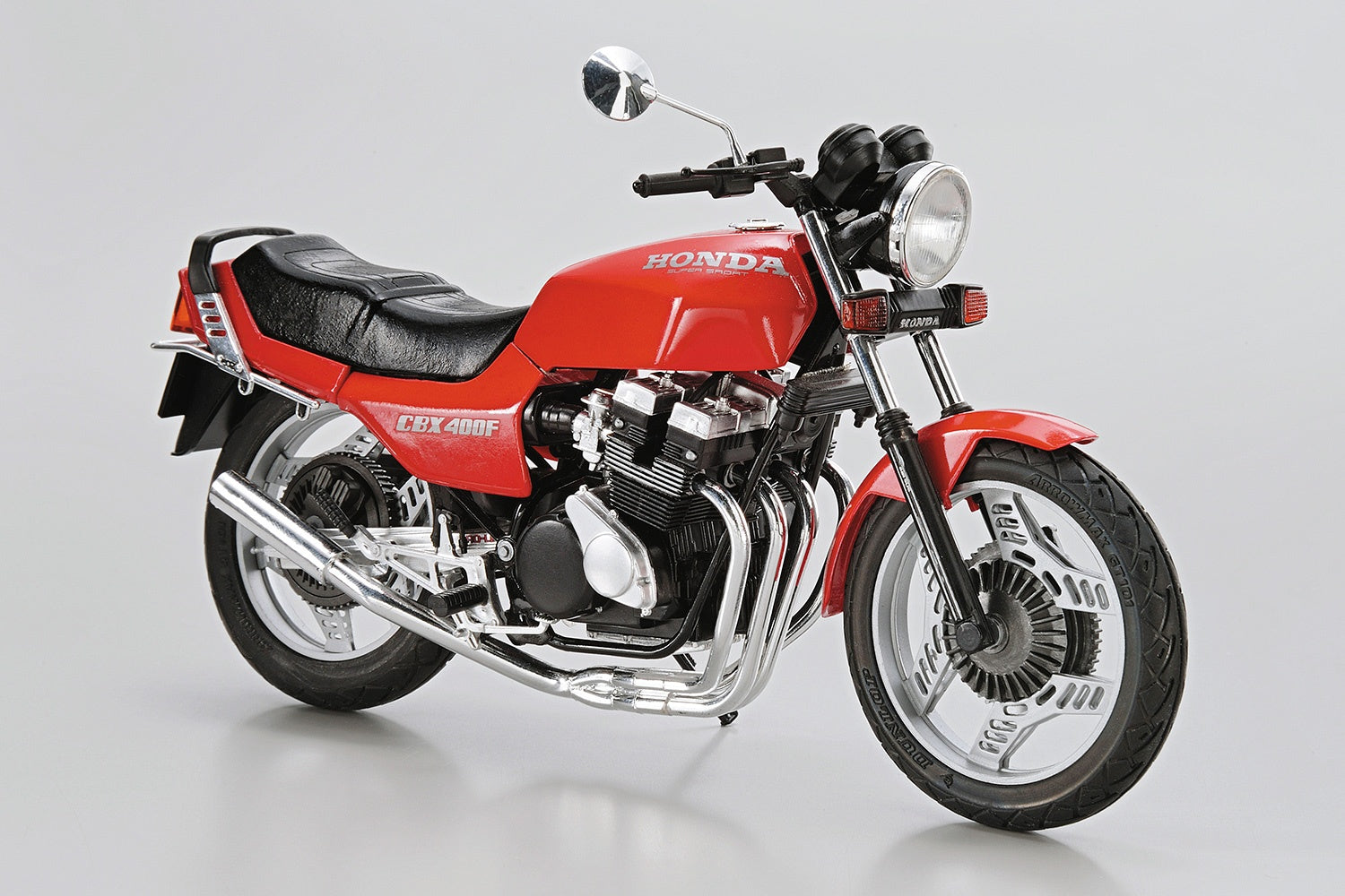 Aoshima 1/12 The Bike #48 Honda NC07 CBX400F Monza Red
