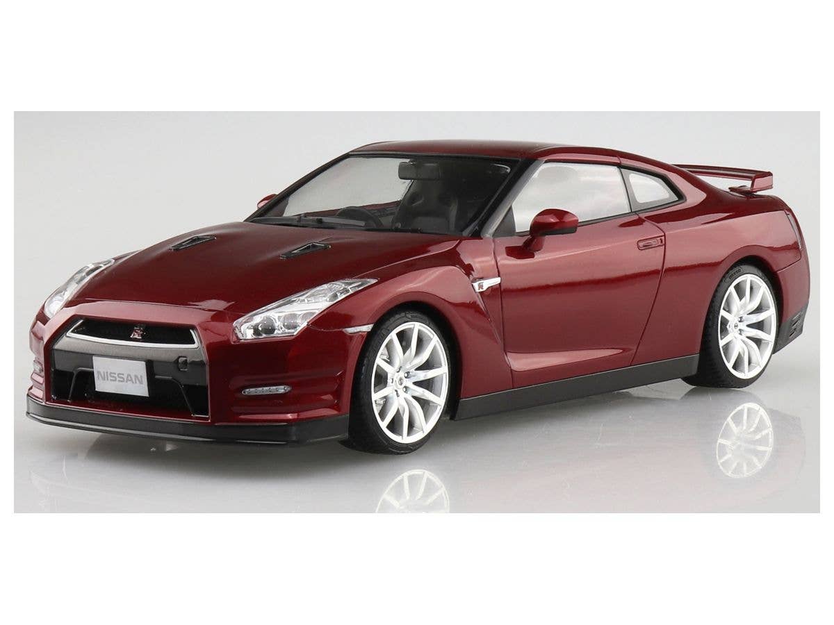 Aoshima 1/24 Nissan R35 GT-R '14 Gold flake Red Pearl | 4905083062456