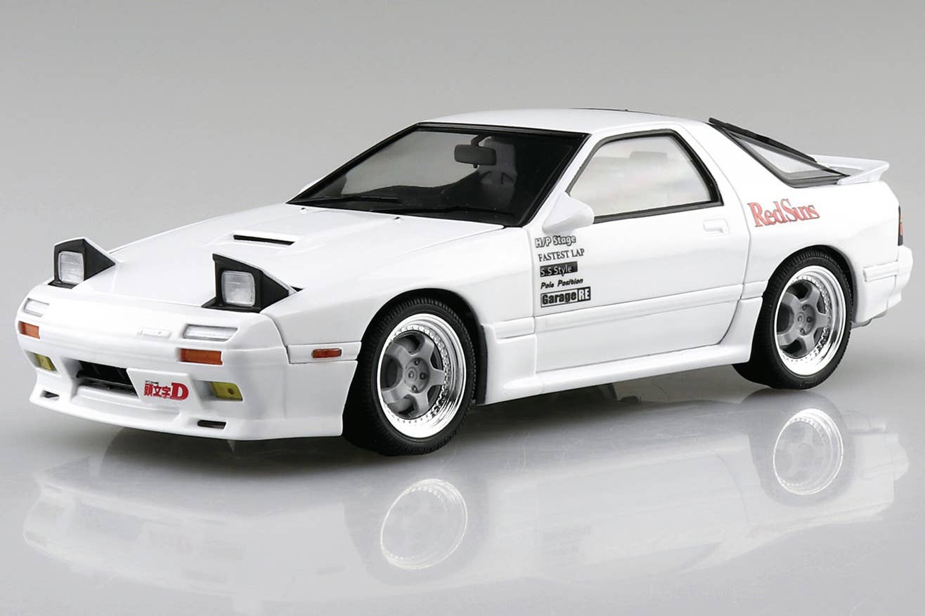 Aoshima 1/24 Takahashi Ryosuke FC3S RX-7 [Comics Vol.5 Akina Battle Ver.] | 4905083062494