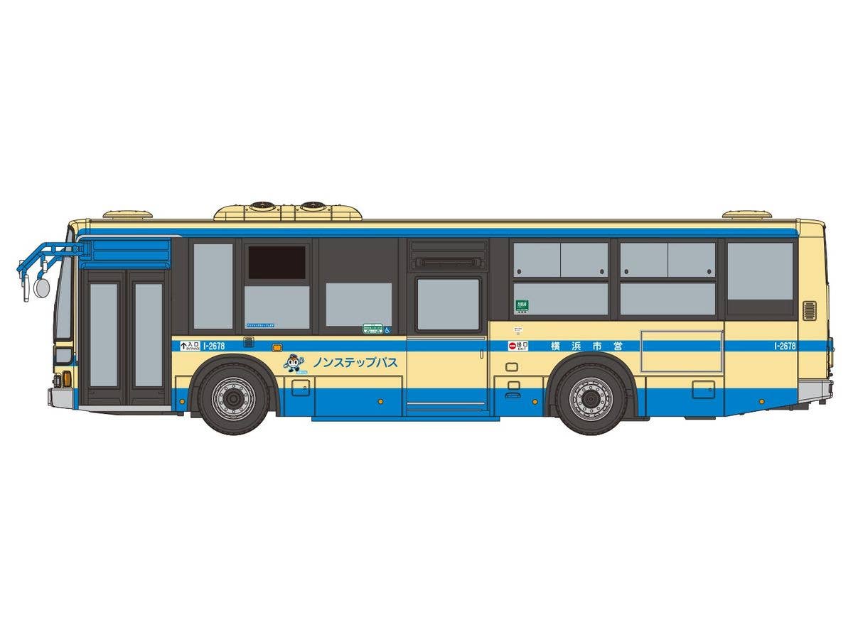 Aoshima 1/80 Mitsubishi Fuso Aero Star MP37 Yokohama City Bus | 4905083062760