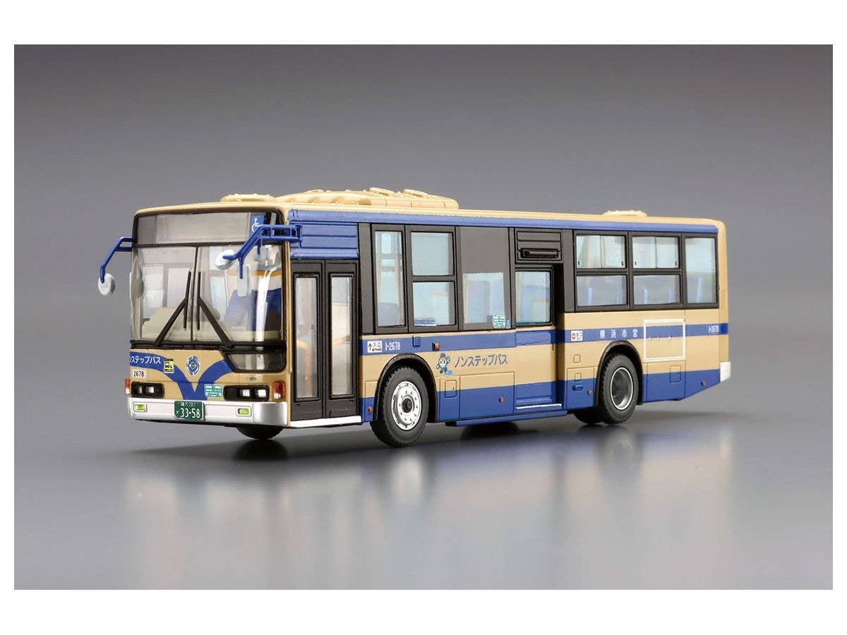 Aoshima 1/80 Mitsubishi Fuso Aero Star MP37 Yokohama City Bus | 4905083062760