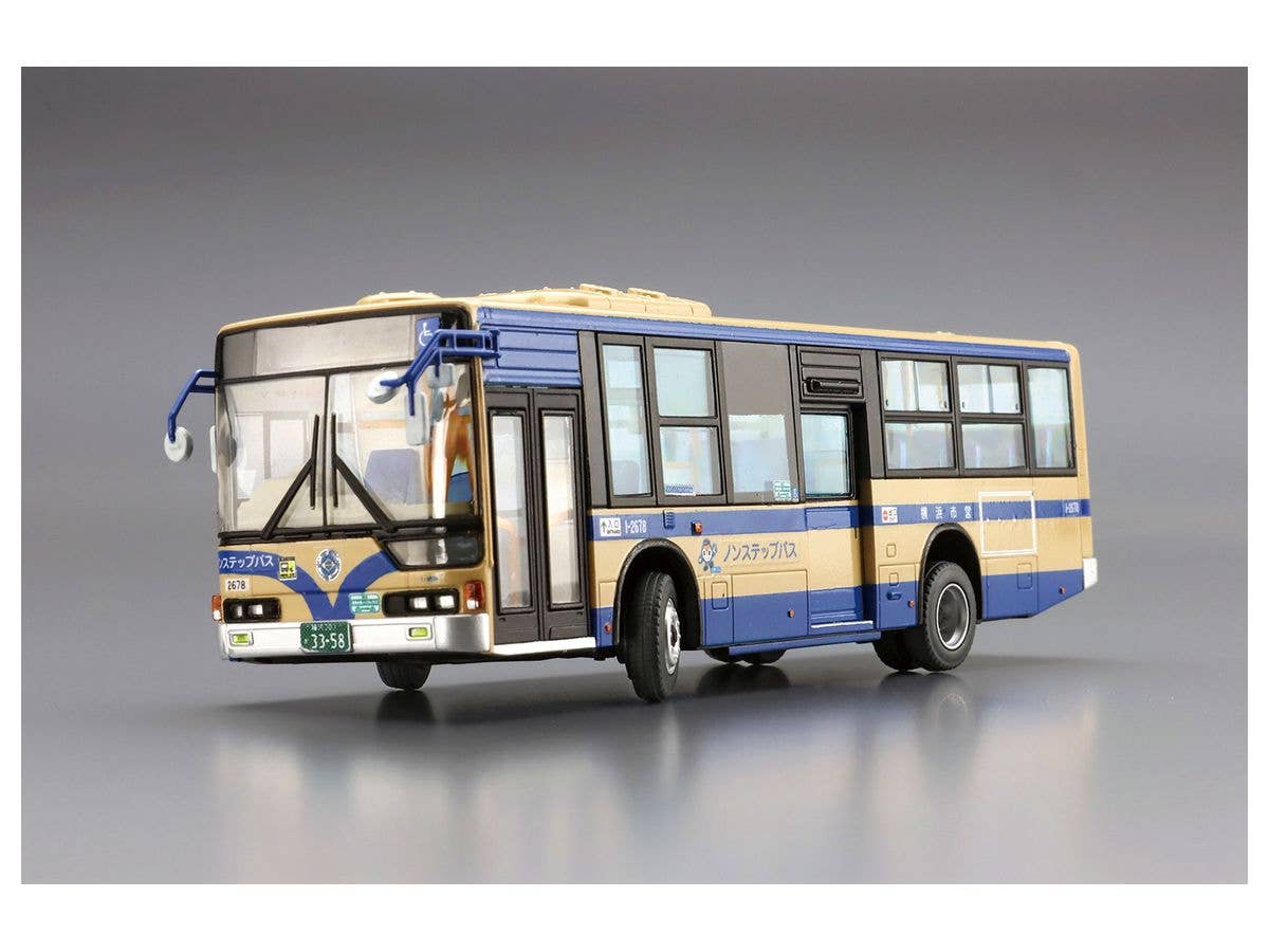 Aoshima 1/80 Mitsubishi Fuso Aero Star MP37 Yokohama City Bus | 4905083062760