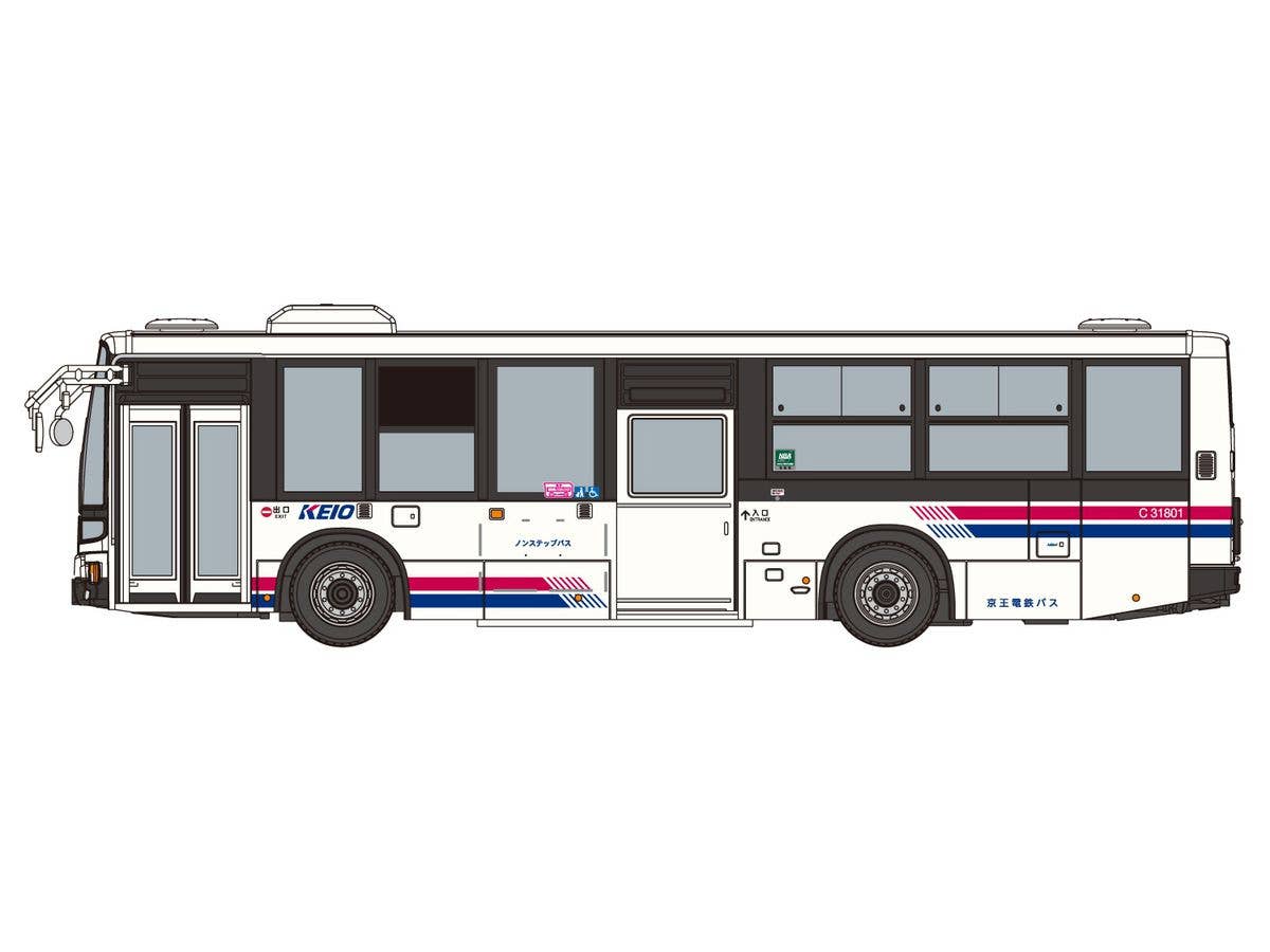 Aoshima 1/80 The Mitsubishi Fuso Aero Star MP38 (Keio Dentetsu Bus) | 4905083062784