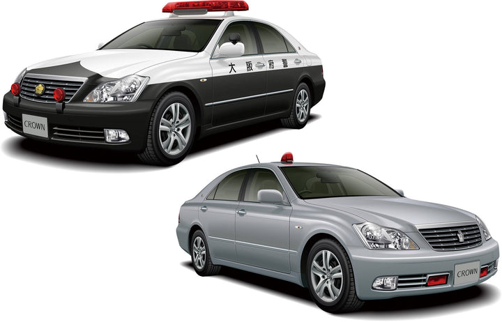 Aoshima 1/24 Toyota GRS182 Crown Patrol Car '05 | 4905083062838