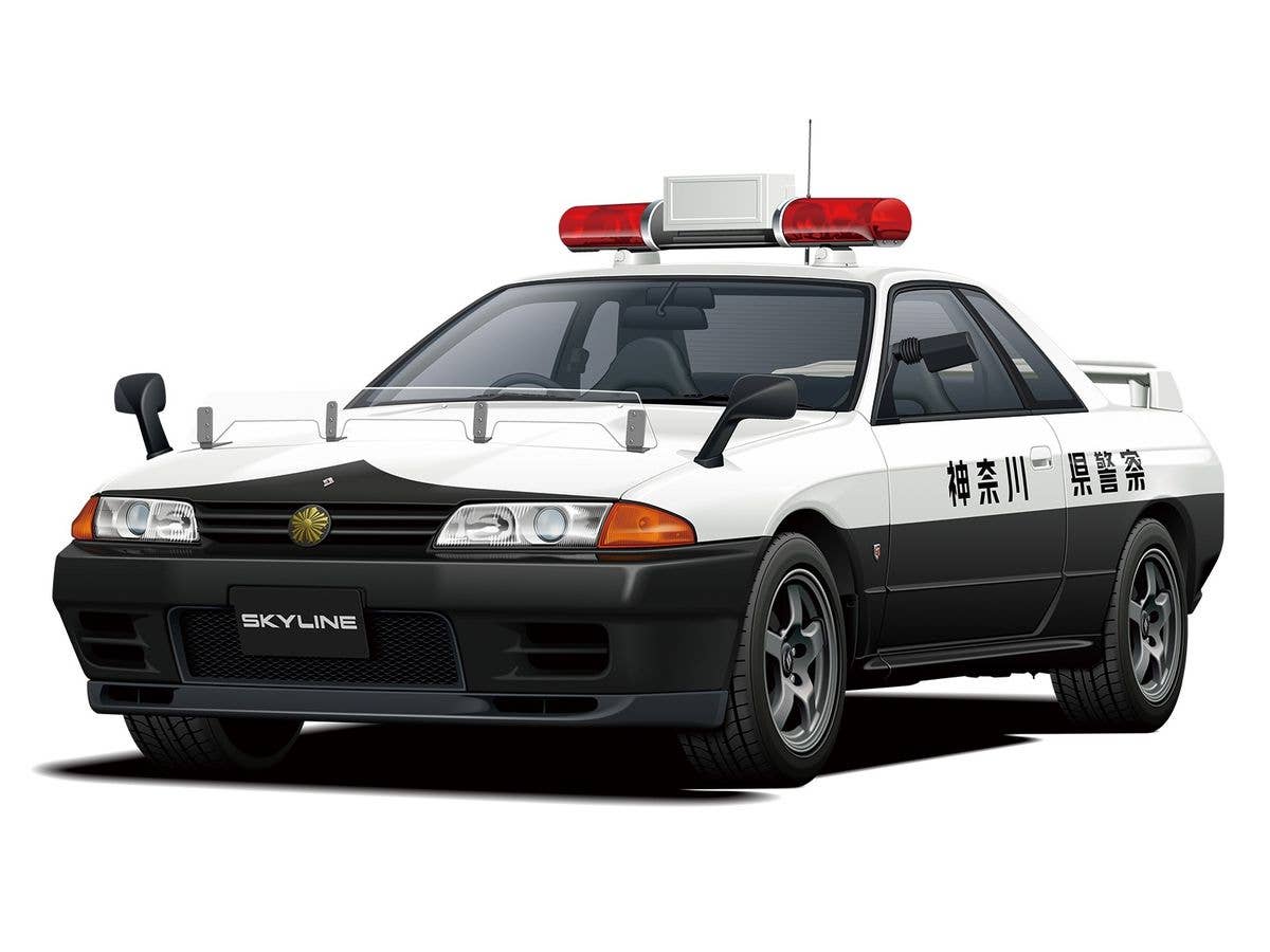 Aoshima 1/24 Nissan BNR32 Skyline GT-R Patrol Car '91 | 4905083062845