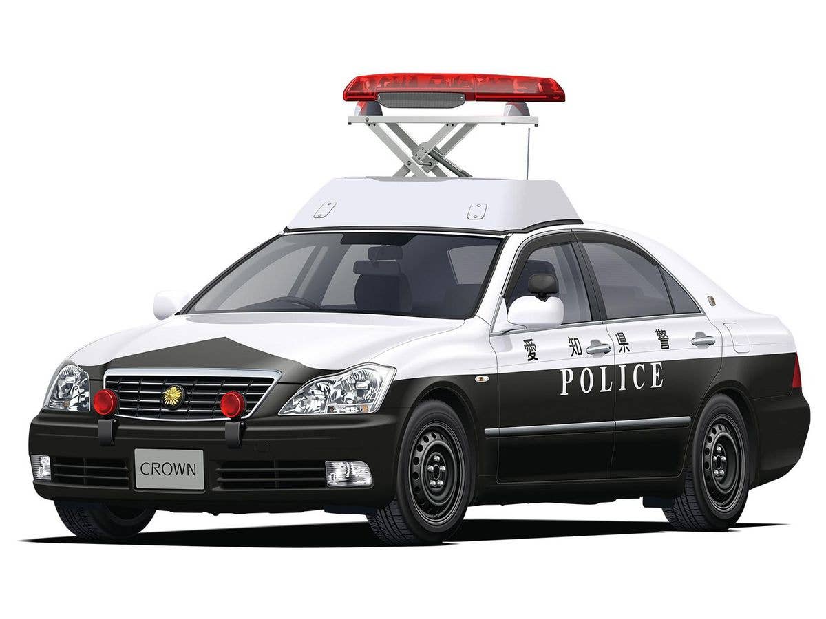 Aoshima 1/24 1/24 Toyota GRS180 Crown Patrol Car '05 | 4905083063330