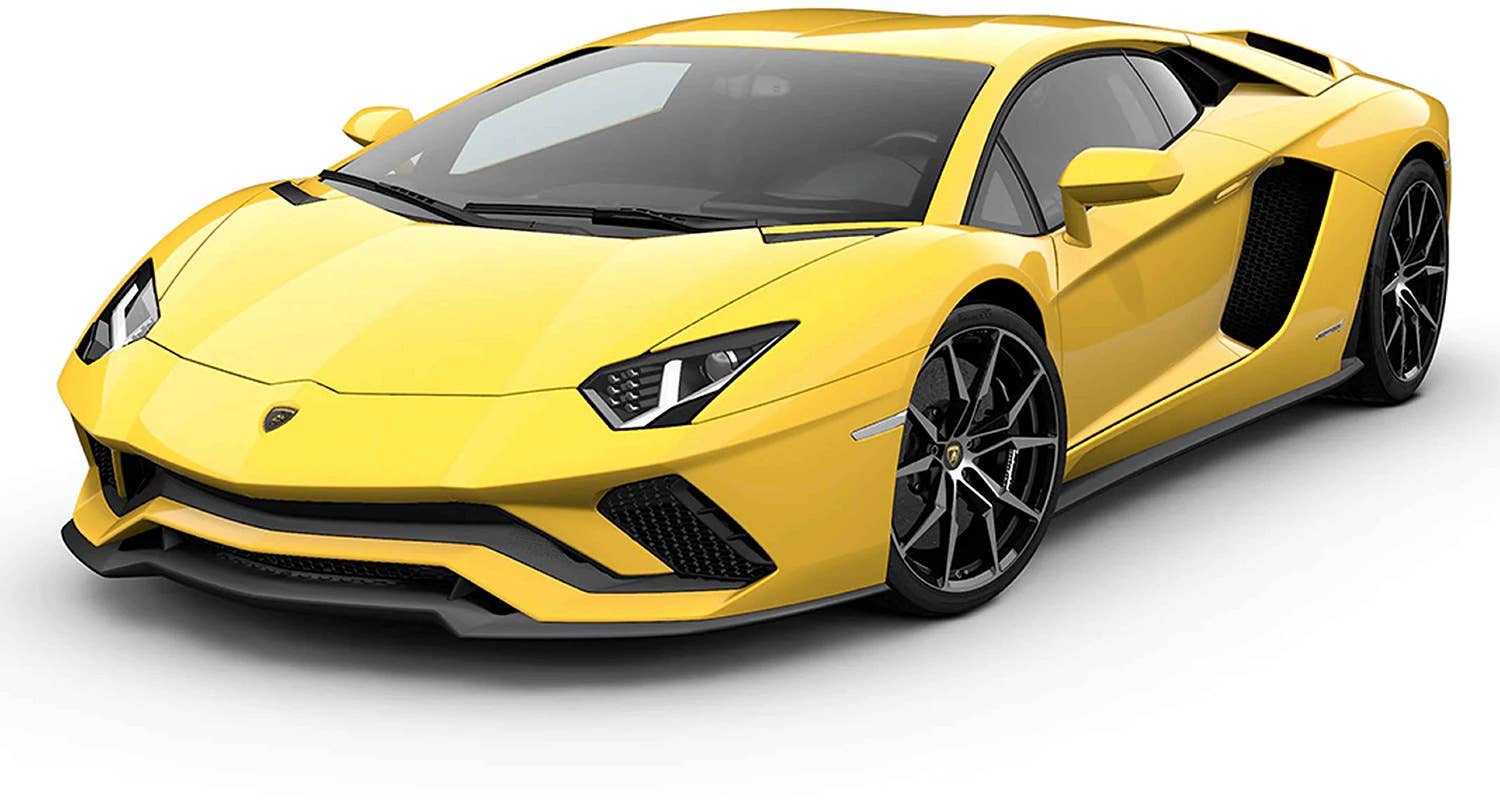 Aoshima 1/32 SNAP KIT #12-B Lamborghini Aventador S (Pearl Yellow) | 4905083063460
