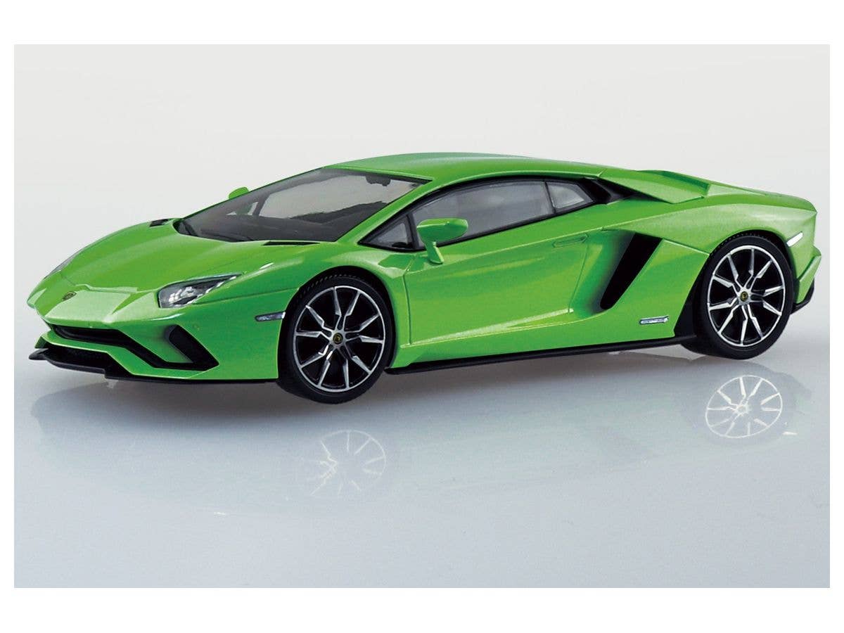 Aoshima 1/32 SNAP KIT #12-D Lamborghini Aventador S (Pearl Green) | 4905083063484