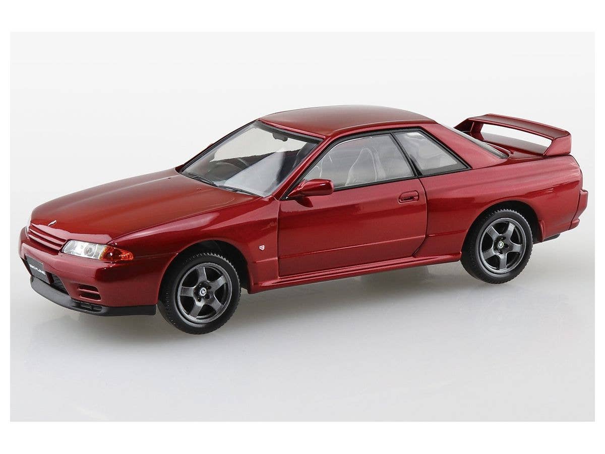 Aoshima 1/32 SNAP KIT #14-E Nissan R32 Skyline GT-R (Red Pearl) | 4905083063576