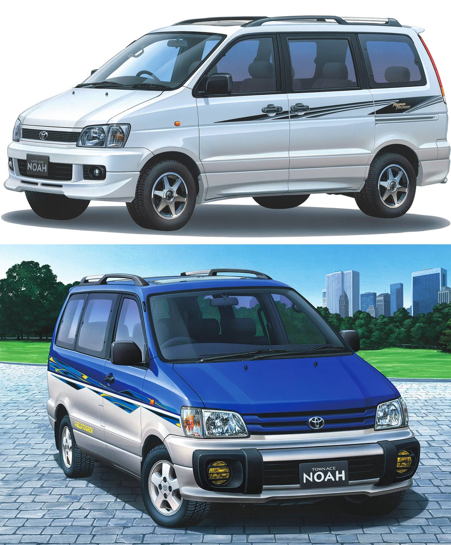 Aoshima 1/24 Toyota SR40G Townace/Liteace Noah '96 | 4905083063668