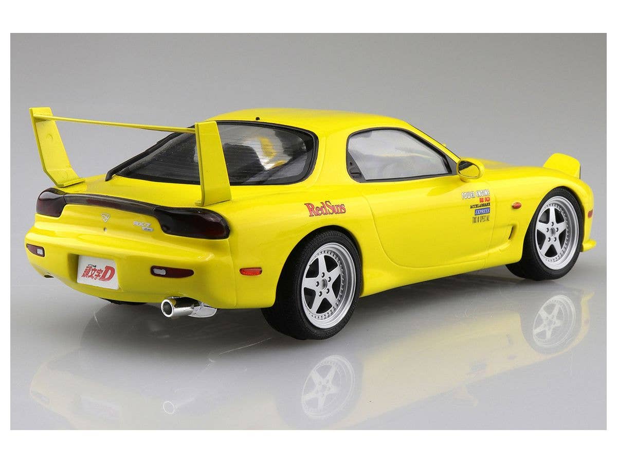 Aoshima 1/24 Pre-Painted Initial D Takahashi Keisuke FD3S RX-7 Comics Vol.1 Ver. Model Kit | 4905083064030