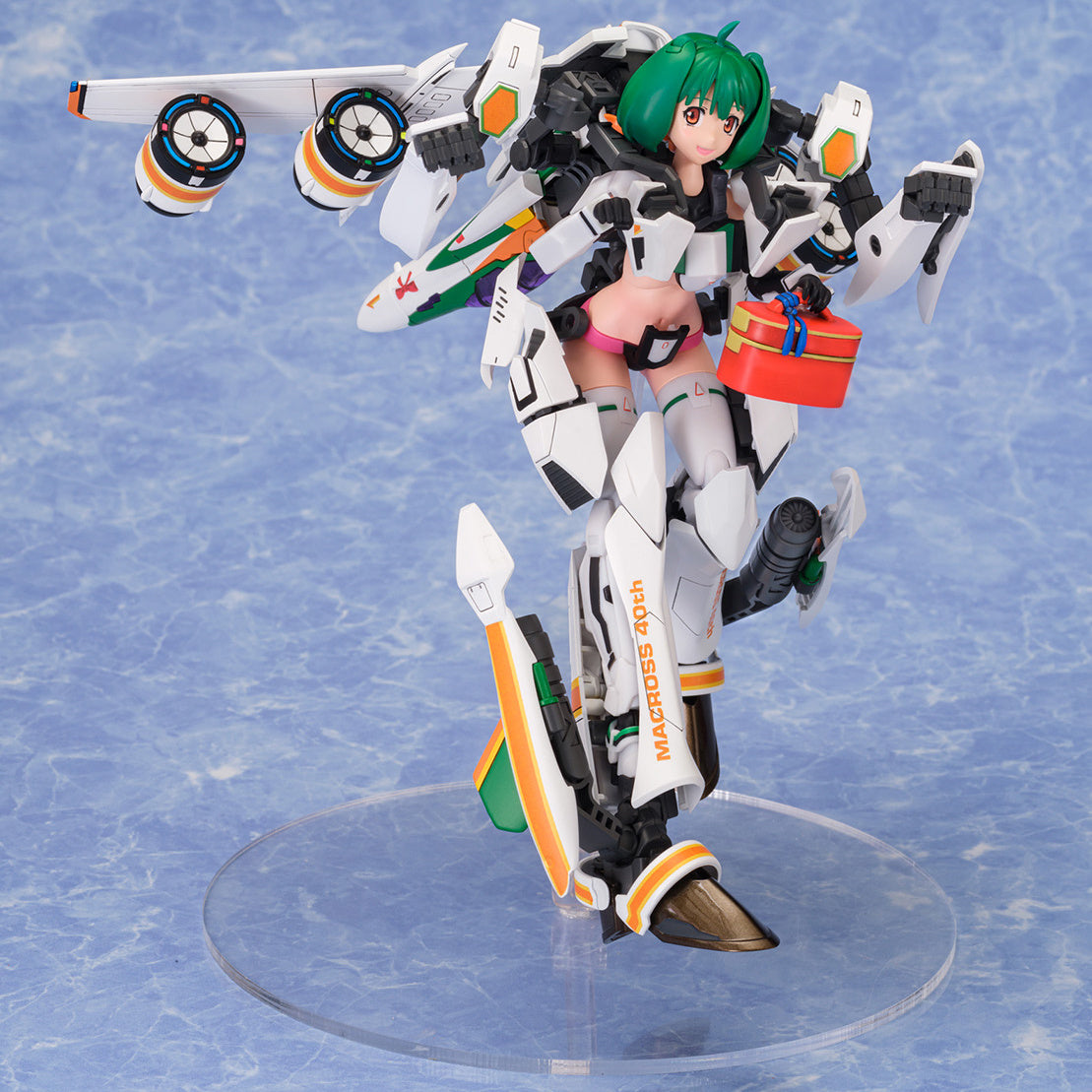 Aoshima V.F.G. Macross F VF-25F Messiah Ranka Lee Macross 40th Anniversary(4905083064252)
