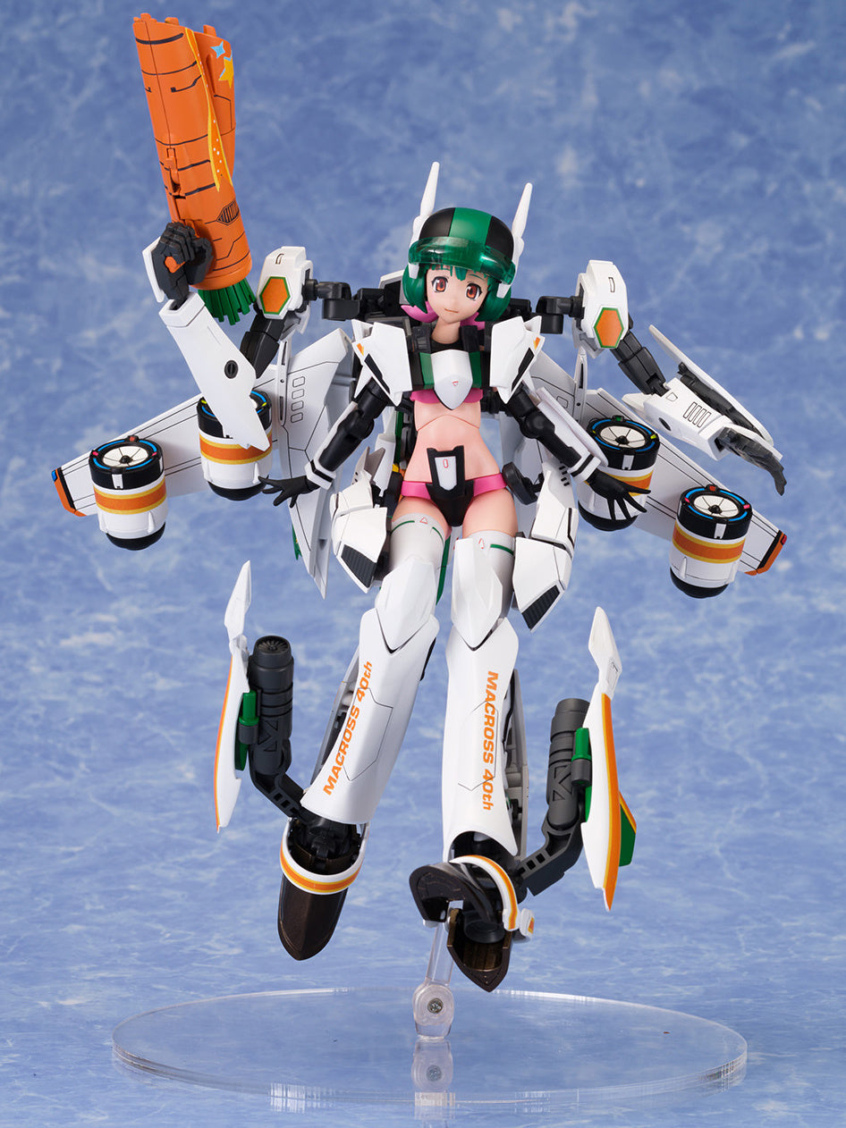 Aoshima V.F.G. Macross F VF-25F Messiah Ranka Lee Macross 40th Anniversary(4905083064252)