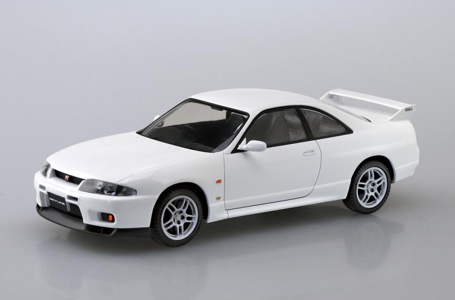 Aoshima 1/32 SNAP KIT #15-C Nissan R33 Skyline GT－R（White） | 4905083064566