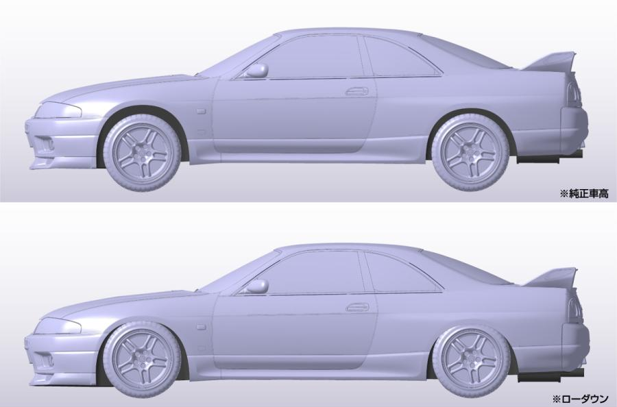 Aoshima 1/32 SNAP KIT #15-C Nissan R33 Skyline GT－R（White） | 4905083064566